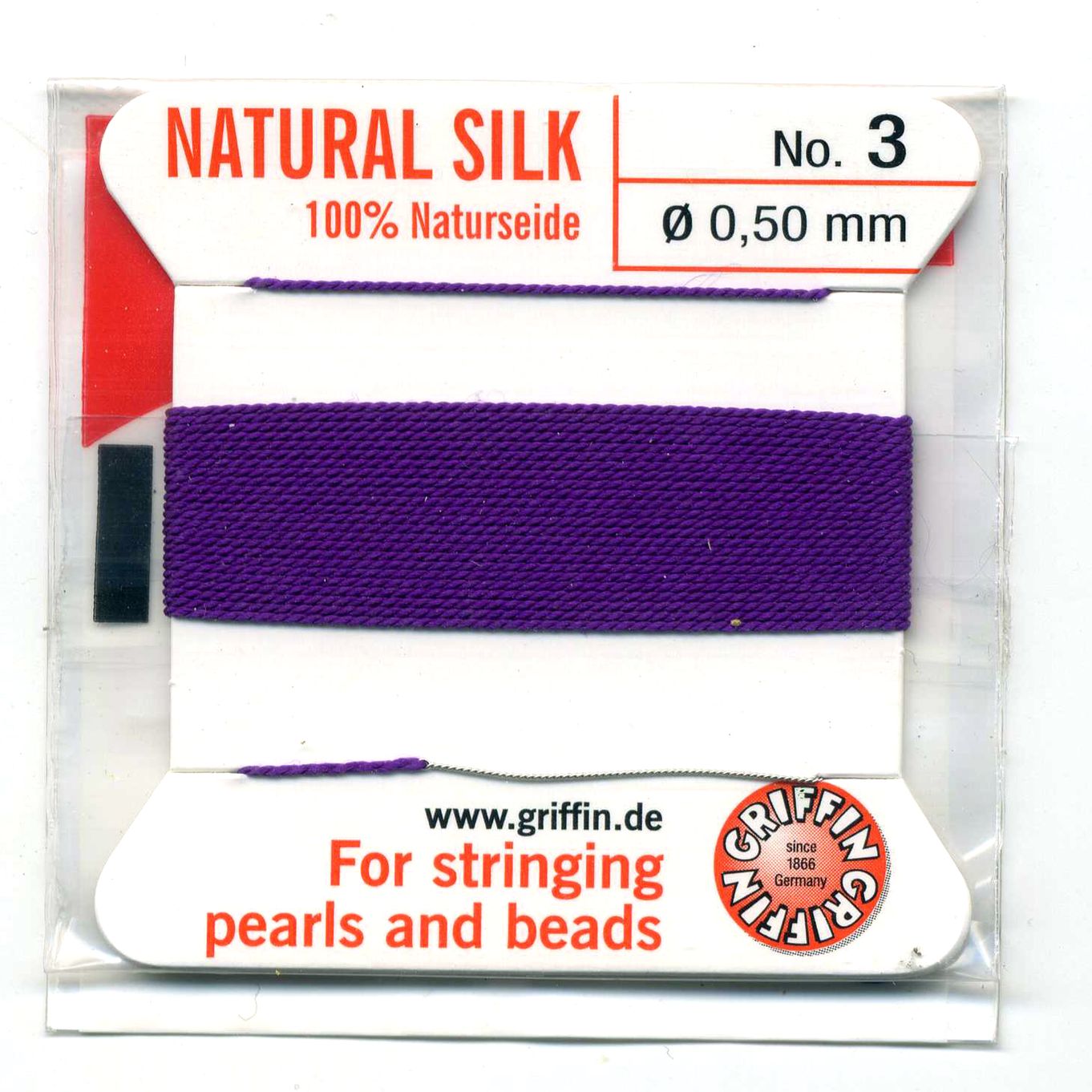 Griffin Amethyst Silk 3 0.50mm - FT633