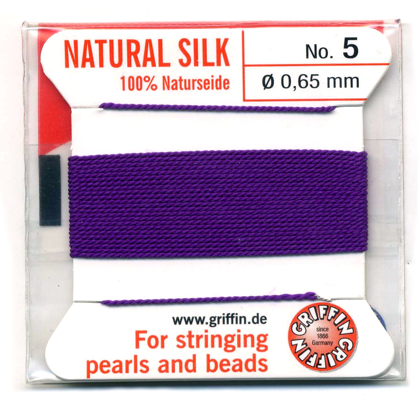 Griffin Amethyst Silk 5 0.65mm - FT635