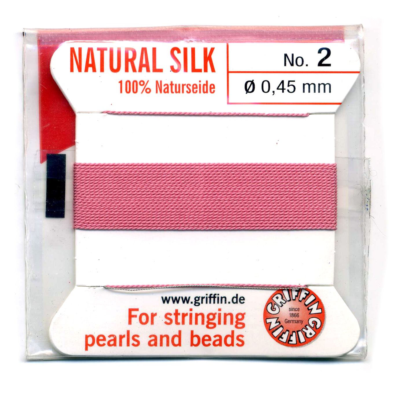Griffin Pink Silk Thread 0.45mm - FT622