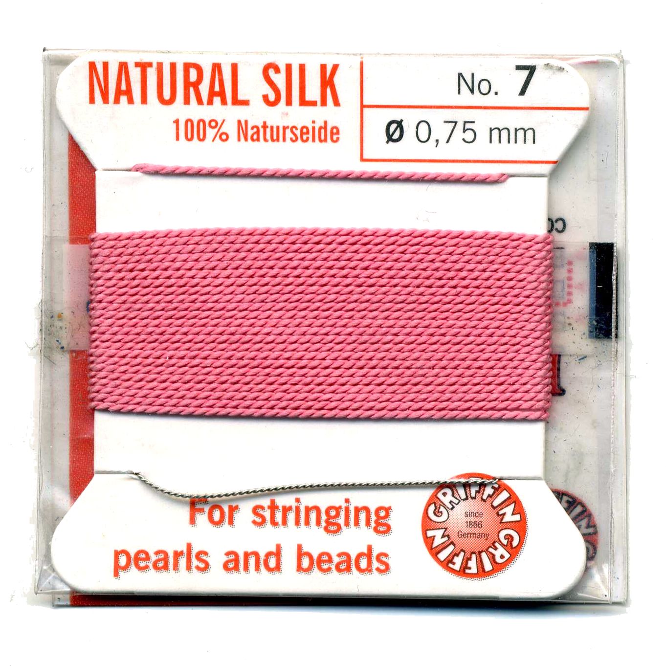 Griffin Pink Silk Thread 0.75mm - FT627