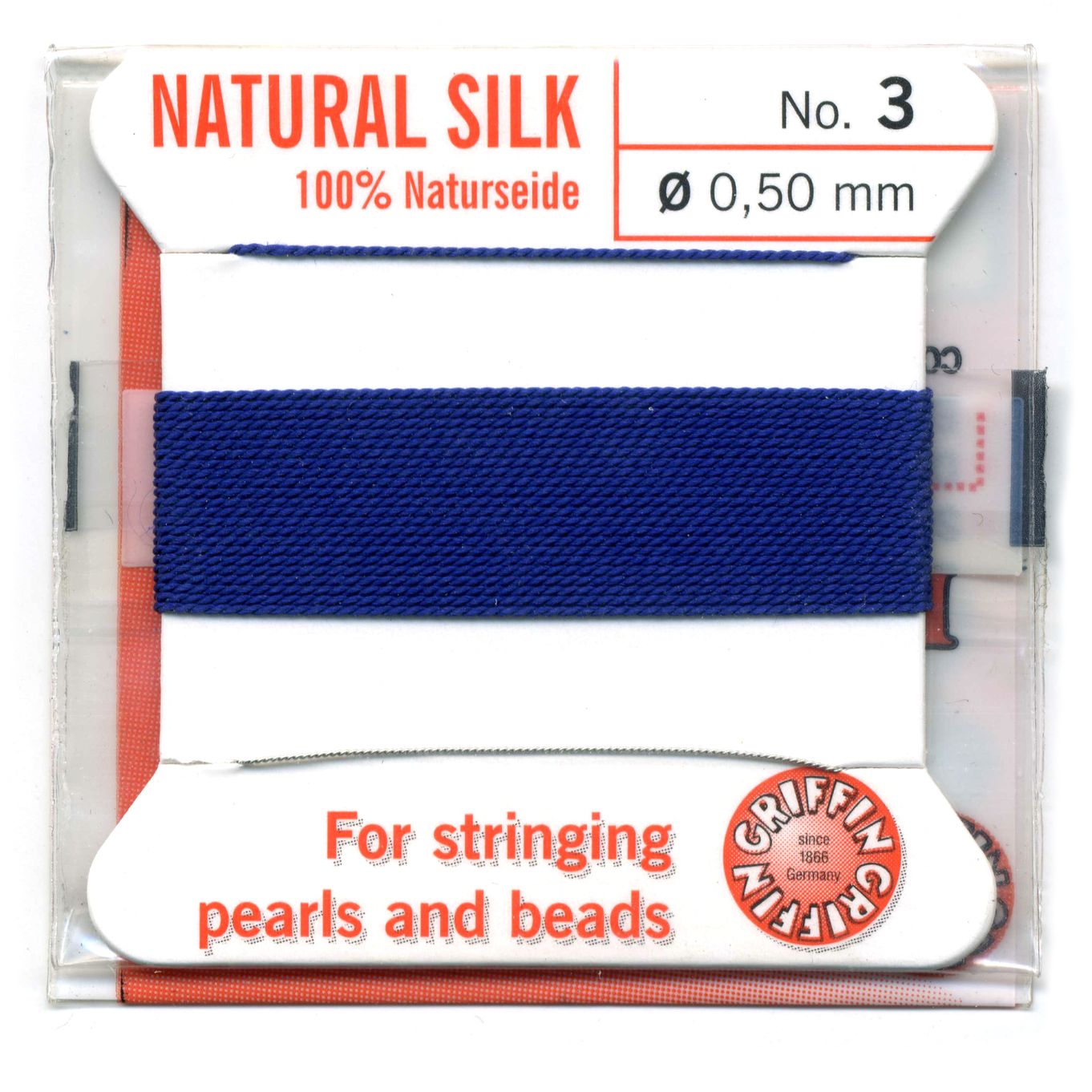Griffin Navy Silk Thread 0.50mm - FT543