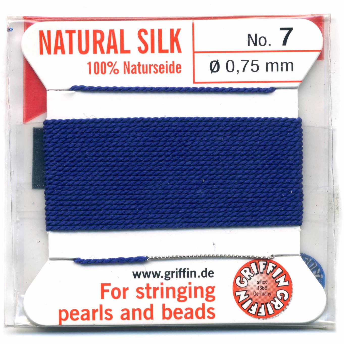 Griffin Navy Silk Thread 0.75mm - FT547