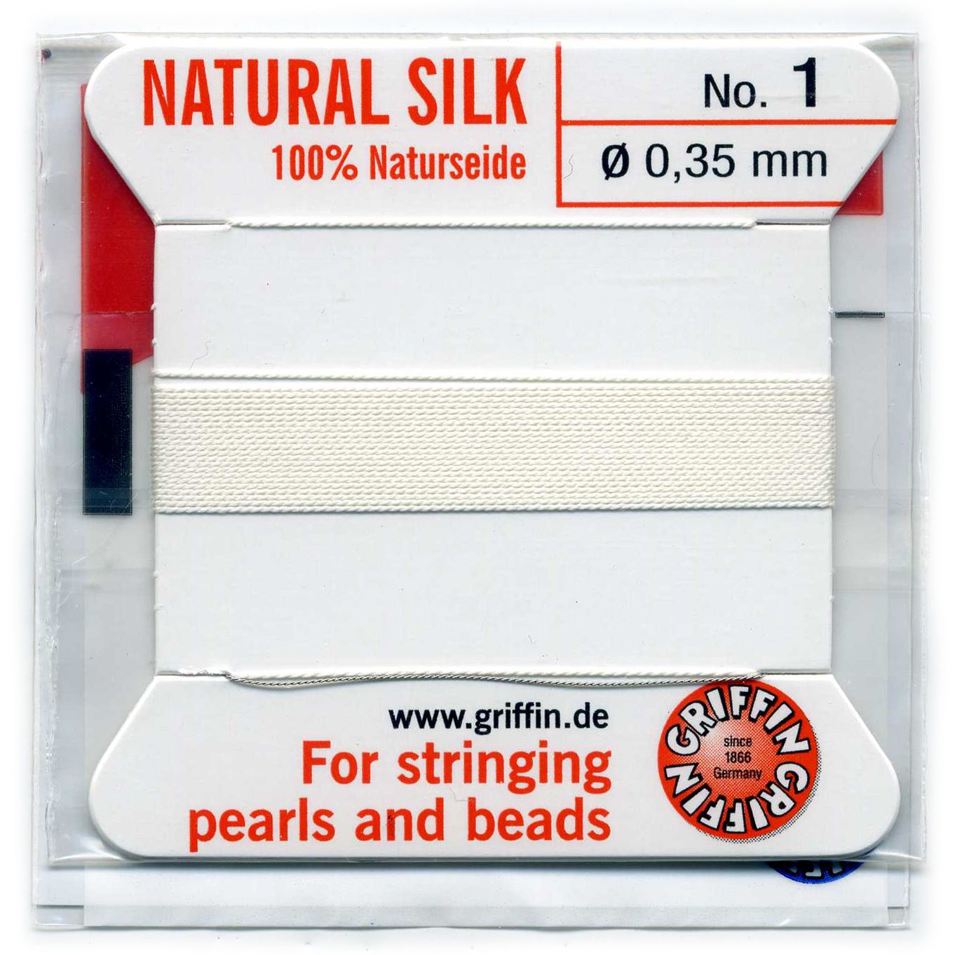 Silk Bead Cord with Stainless Steel Needle Griffin Brand | Esslinger