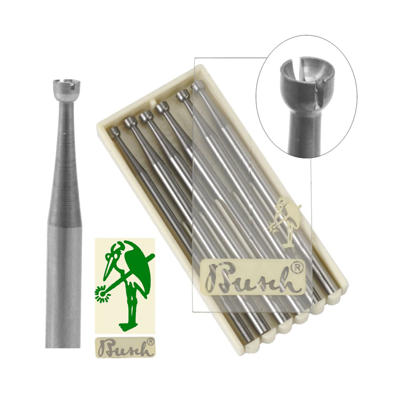 Busch 411T Twin Cut Cup Burr - TF411T