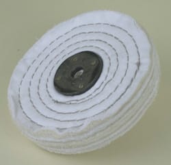 White Stitched Polishing Mops (T78600 - T78618 Inclusive)