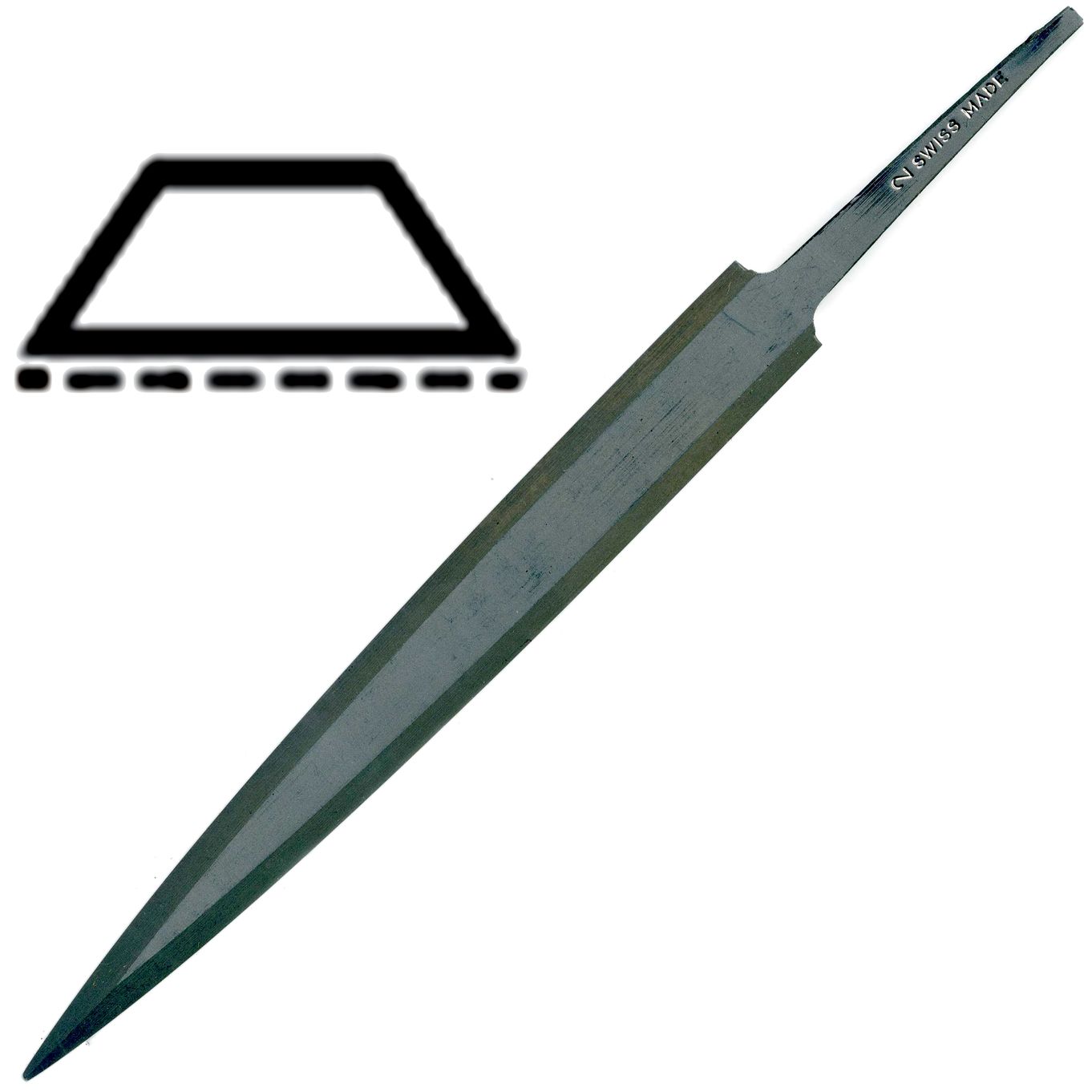 SWISS 4" PRECISION BARRETTE (SAFETY BACK) CUT 2 - TF10102