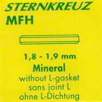 Sternkreuz MFH 2.00mm Thick Flat Mineral Glass Sizes 26.0 to 42.5mm - MG3029 MG3029A