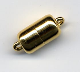 Magnetic Gold Plated Silver Clasp 7x13mm - FC4474