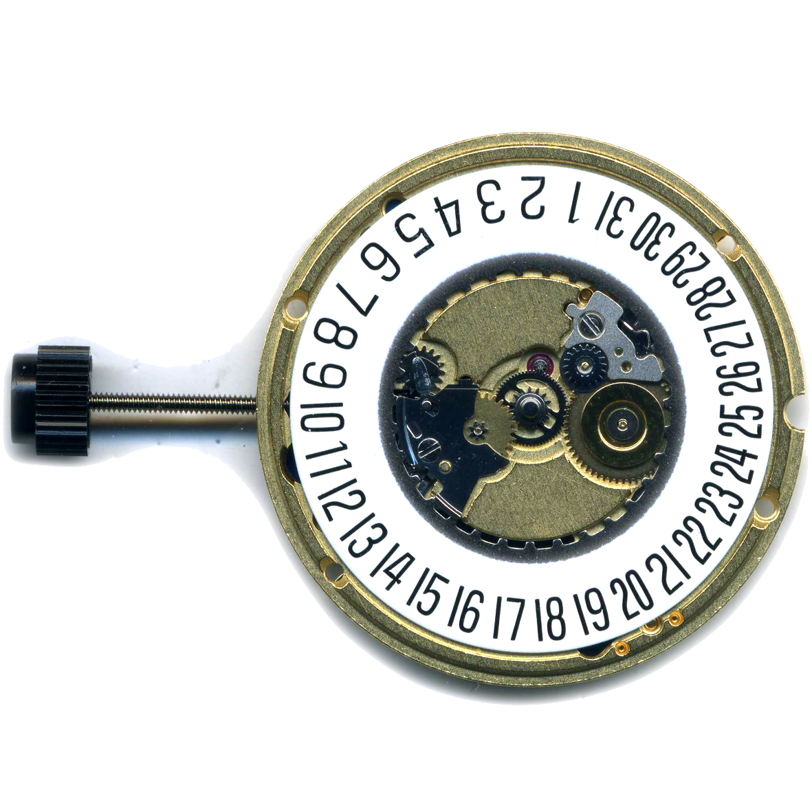 ETA 955.412-6C Quartz Watch Movement 2 Hand 6 O'Clock Date - MZETA955.412-6C